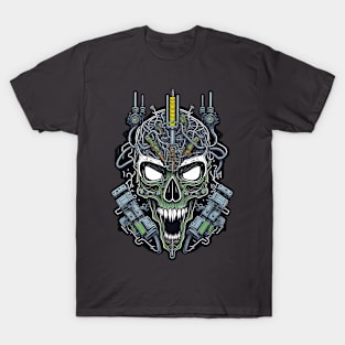 Cyborg Heads S03 D90 T-Shirt